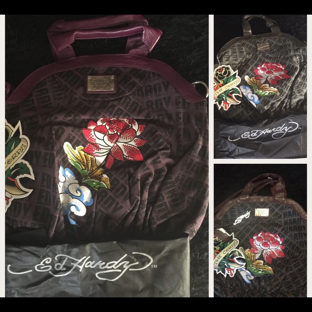DON ED HARDY BAG (AVAILABLE: 3 COLORS)